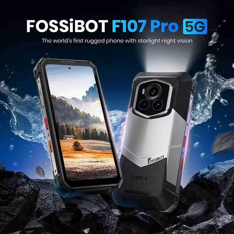 Fossibot F107 Pro, MediaTek Dimensity 7300, 30GB RAM & 512GB Storage