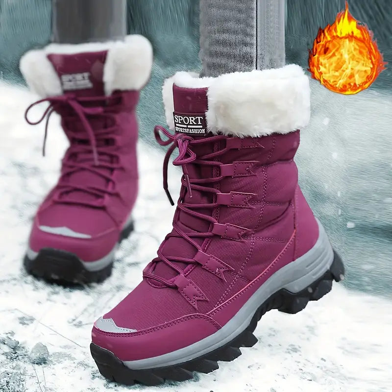 Cozy Fleece-Lined Women's Winter Boots