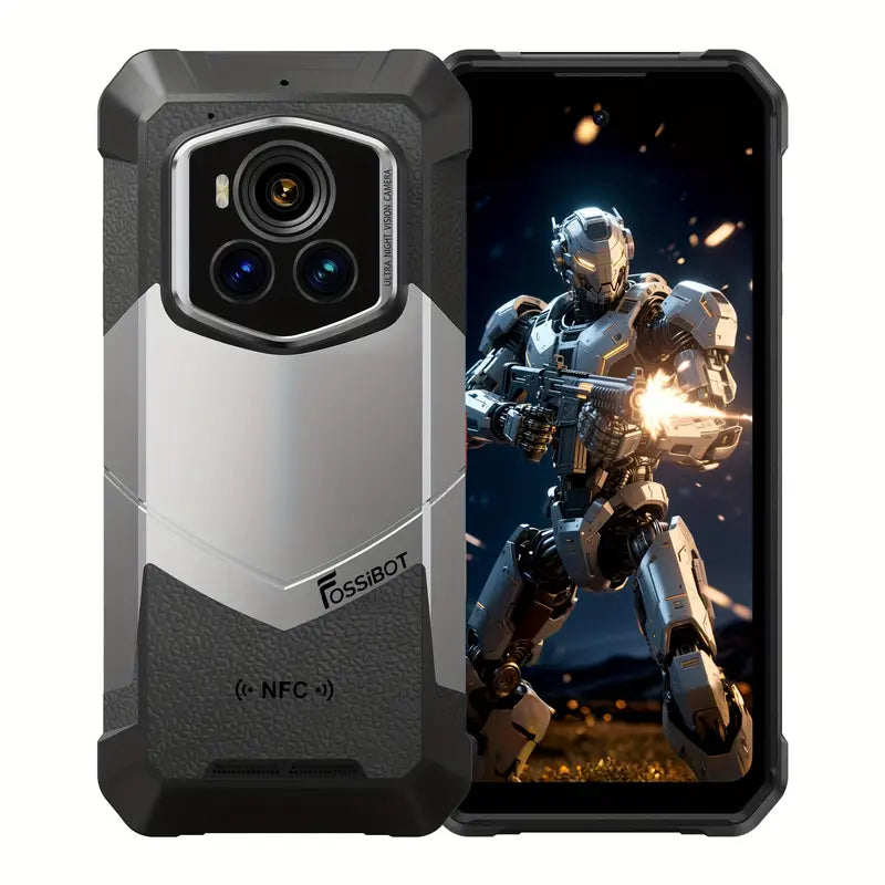 FOSSiBOT F107 Pro Rugged Phone Unlocked 5G Android 15, 30GB+512GB/2TB Rugged Smartphone