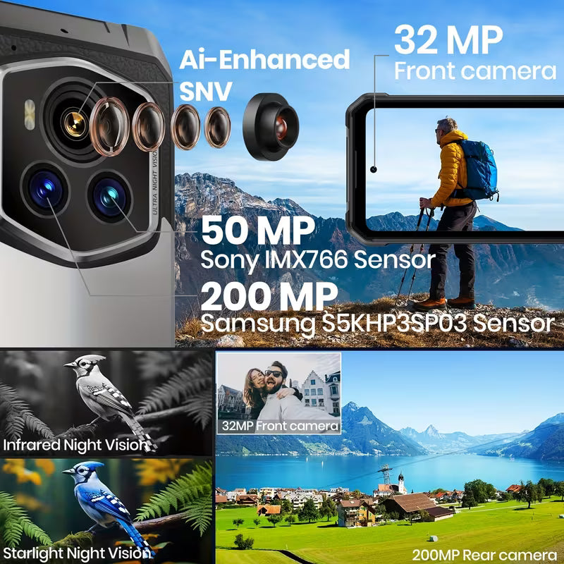 Fossibot F107 Pro, MediaTek Dimensity 7300, 30GB RAM & 512GB Storage