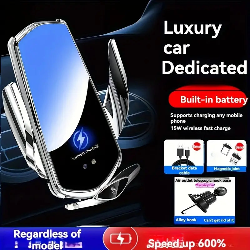 Wireless Charger For Mobile Phones In Cars. Available In 2 Colors