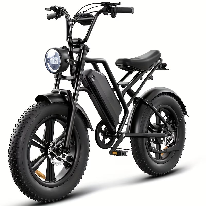 An Electric Bicycle Equipped With A 48 Volt 700 Watt Motor