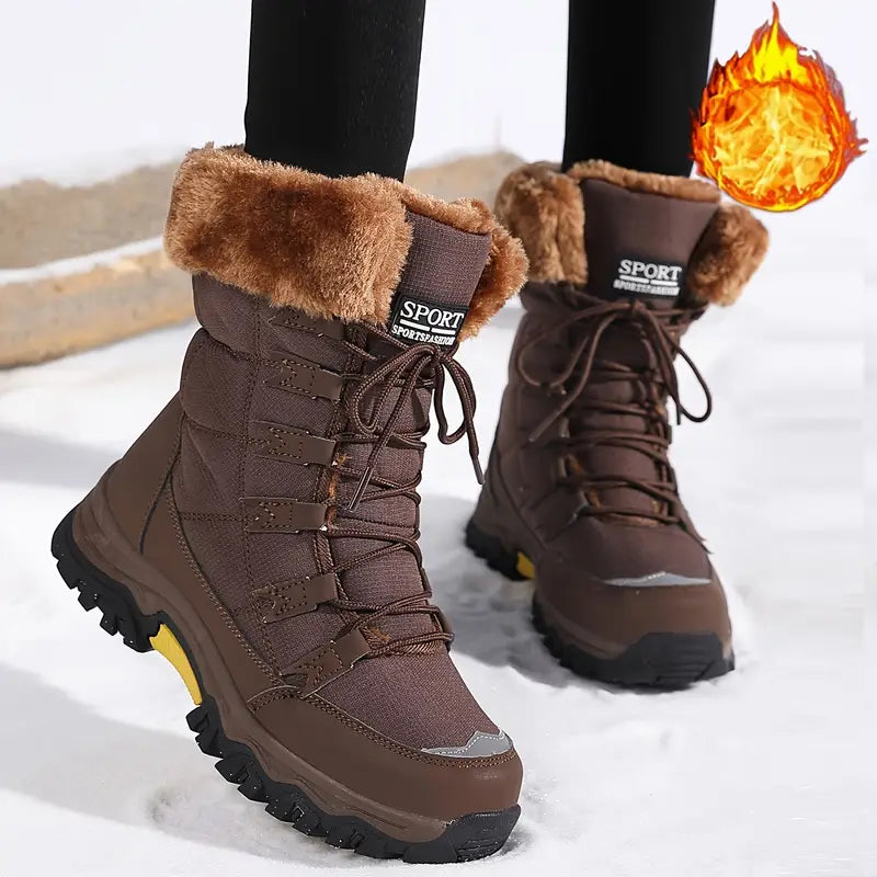 Cozy Fleece-Lined Women's Winter Boots