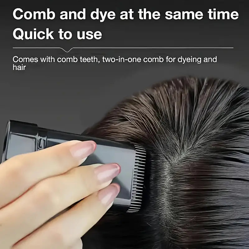Hair Dye Wand Stick With Built-in Comb - Easy Twist Applicator, Waterproof & Sweatproof
