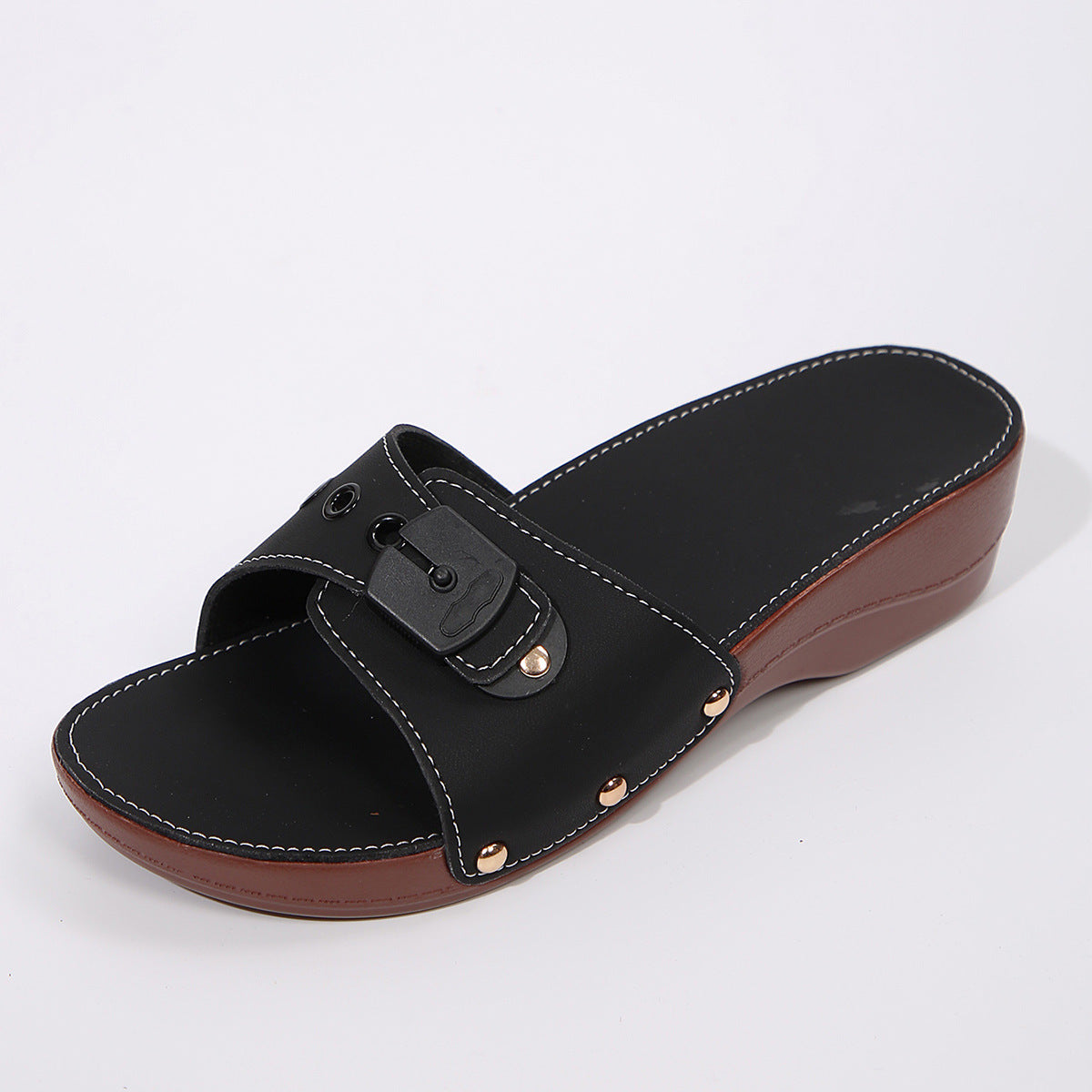 Belt Buckle Women's Outer Wear Rivet Lightweight Leisure Sandals