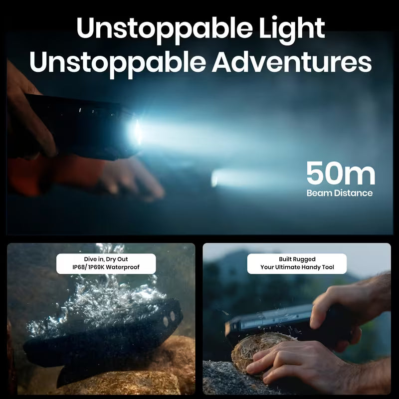 Fossibot F107 Pro, MediaTek Dimensity 7300, 30GB RAM & 512GB Storage