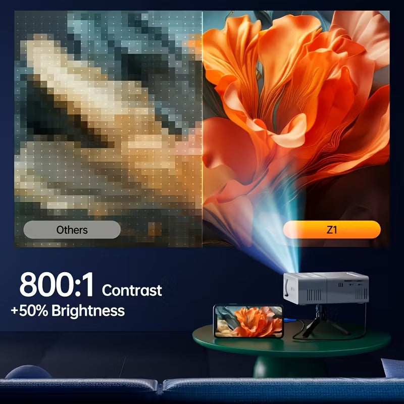 Compact Video Projector with Full HD 4K Capability