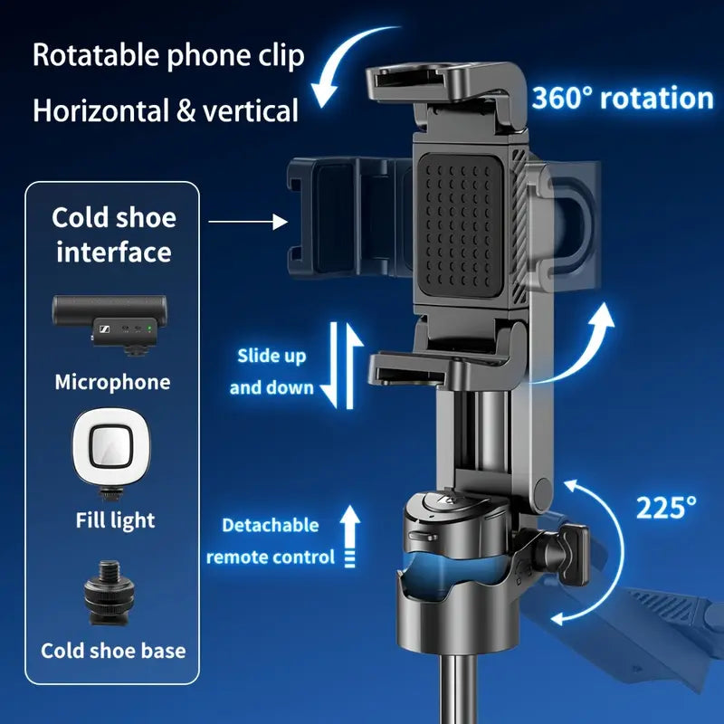 The Mini Selfie Stick Three In One Phone Stand