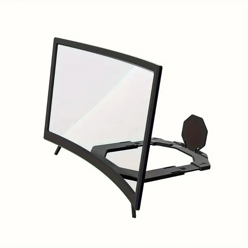 12-Inch Curved HD Mobile Phone Screen Amplifier - 1:1 Isotropic Magnification, Easy to Use and Carry