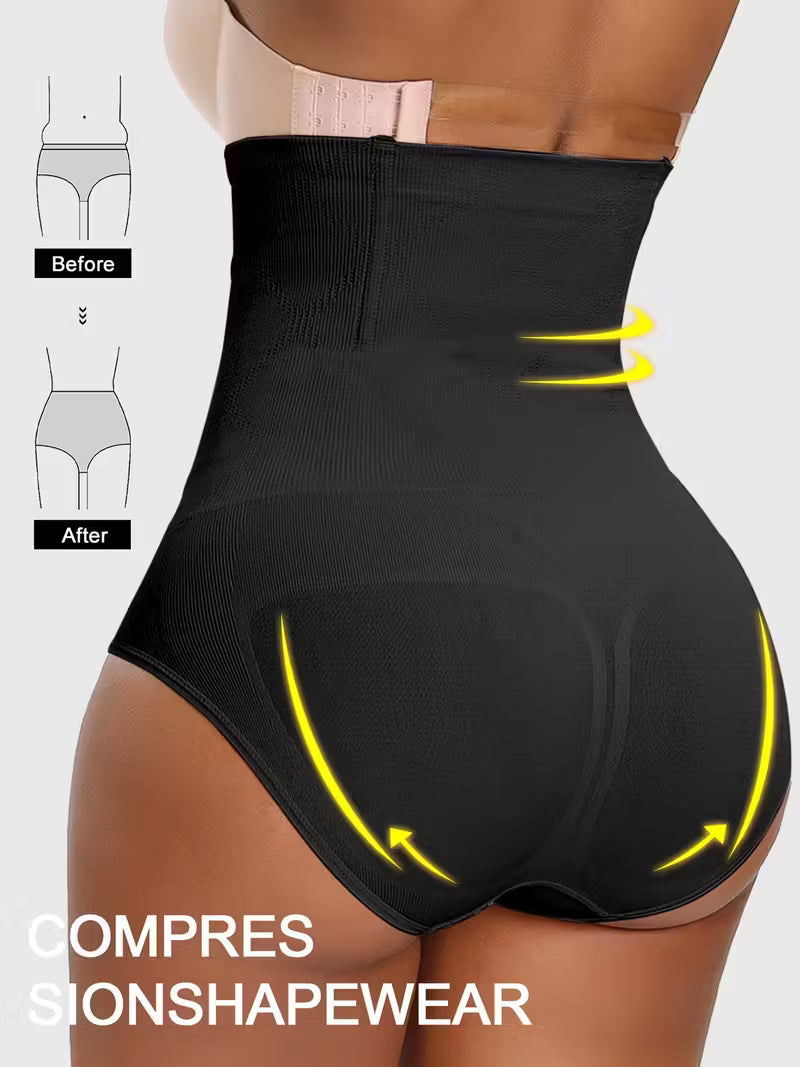 1pc of High-Waisted Shaping Underwear That Compresses The Abdomen