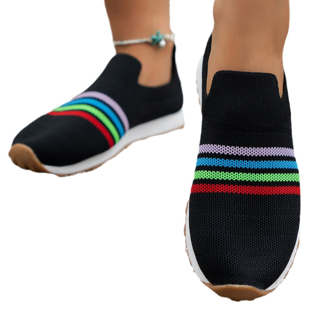 Casual Flat Sneaker European And American Plus Size Comfort Lightweight Pumps