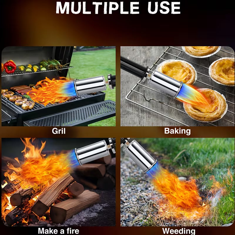 Detachable Powerful Propane Torch Gun, Heavy-Duty Propane Torch Burner