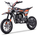 50cc 4-stroke gas motocross bike, motocross bike, top speed 25 mph, range 20 miles, disc brakes, 2.50-10 off-road tires, 165 lbs load capacity, pull start.