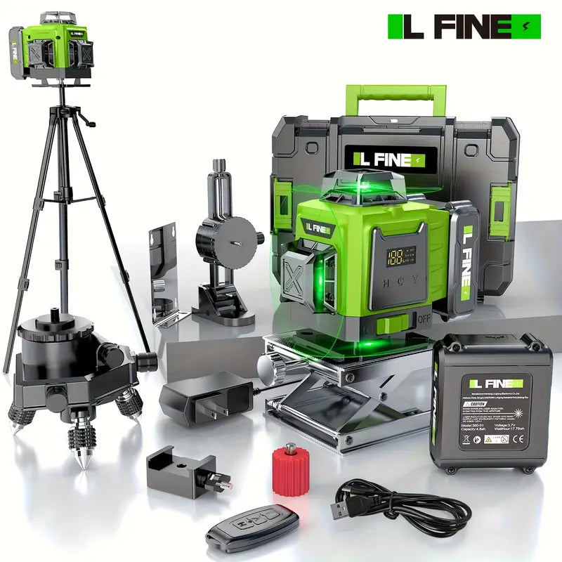 Ultra-fast Charging 16-line Laser Level