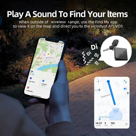 Apple Wallet Tracking Card, Wallet Lookup Card, Global GPS Locator, Anti Loss Tracking