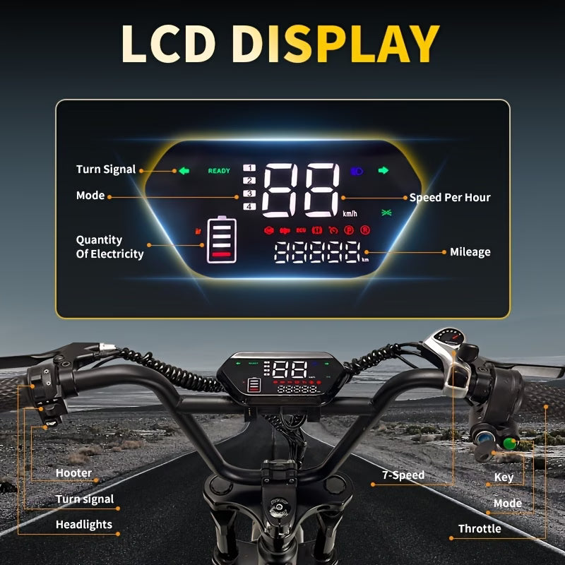 An Electric Bicycle Equipped With A 48 Volt 700 Watt Motor