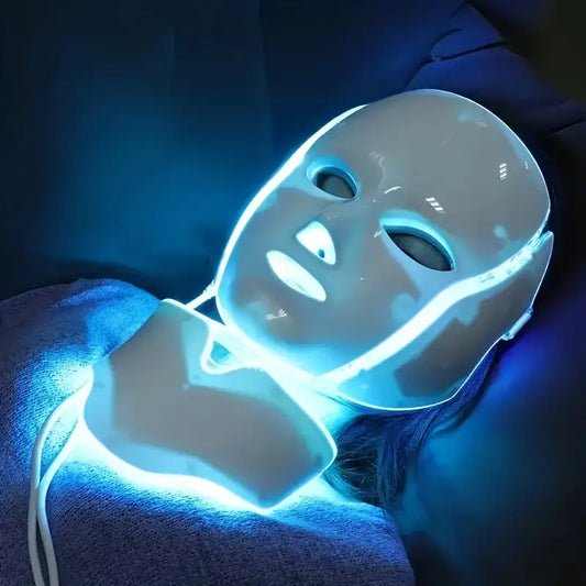 7 Color LED Light Facial Mask Adjustable LED Facial Mask Beauty Care Tool