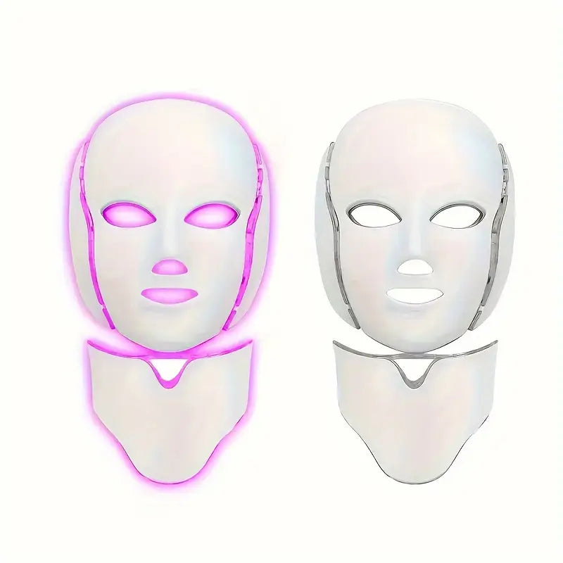 7 Color LED Light Facial Mask Adjustable LED Facial Mask Beauty Care Tool
