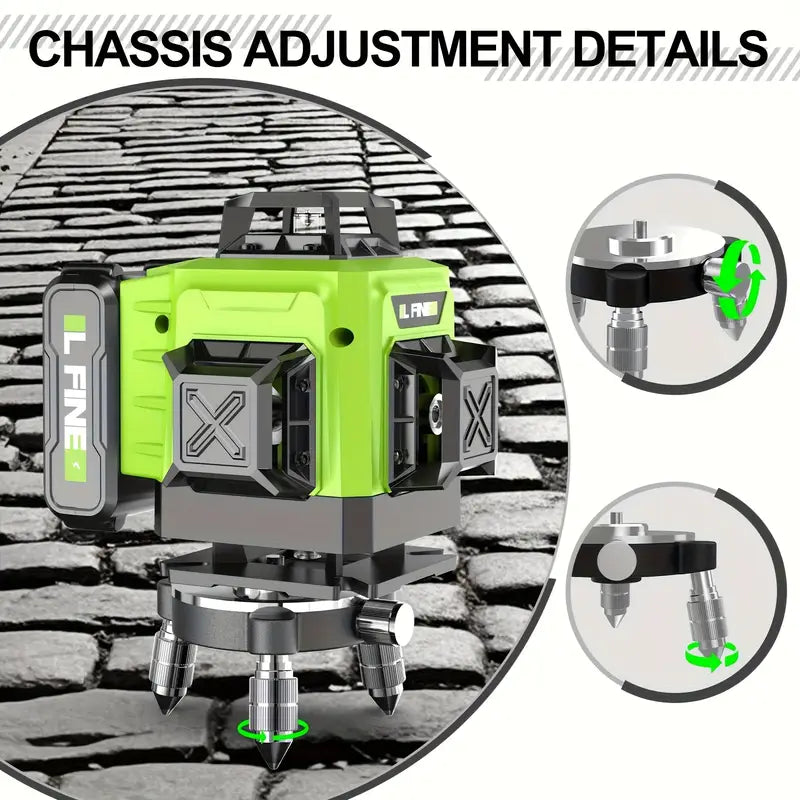 Ultra-fast Charging 16-line Laser Level
