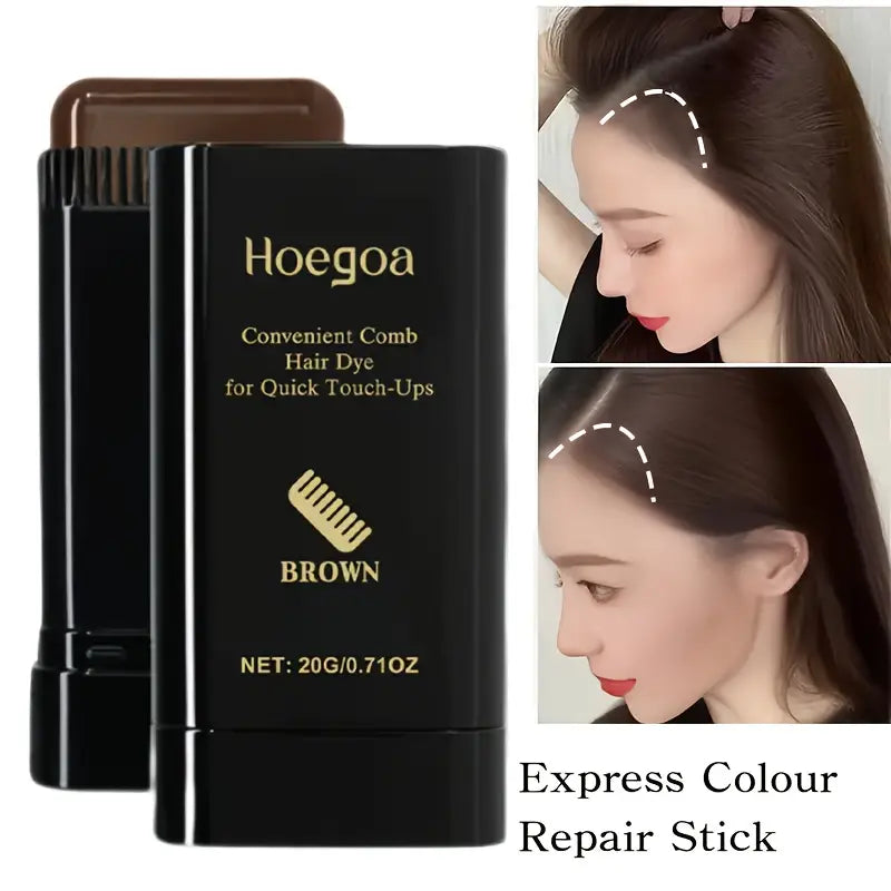Hair Dye Wand Stick With Built-in Comb - Easy Twist Applicator, Waterproof & Sweatproof