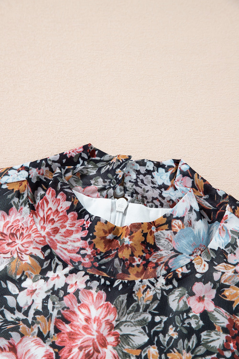 Printed Long Sleeve Midi Slim Dress