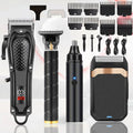 4pcs Men's Cordless Hair Clipper Kits - USB Charging Electric Hairdresser