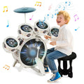 5pcs Kids Drum Set with Cymbal, Drumsticks, Pedal & Stool - Complete Percussion
