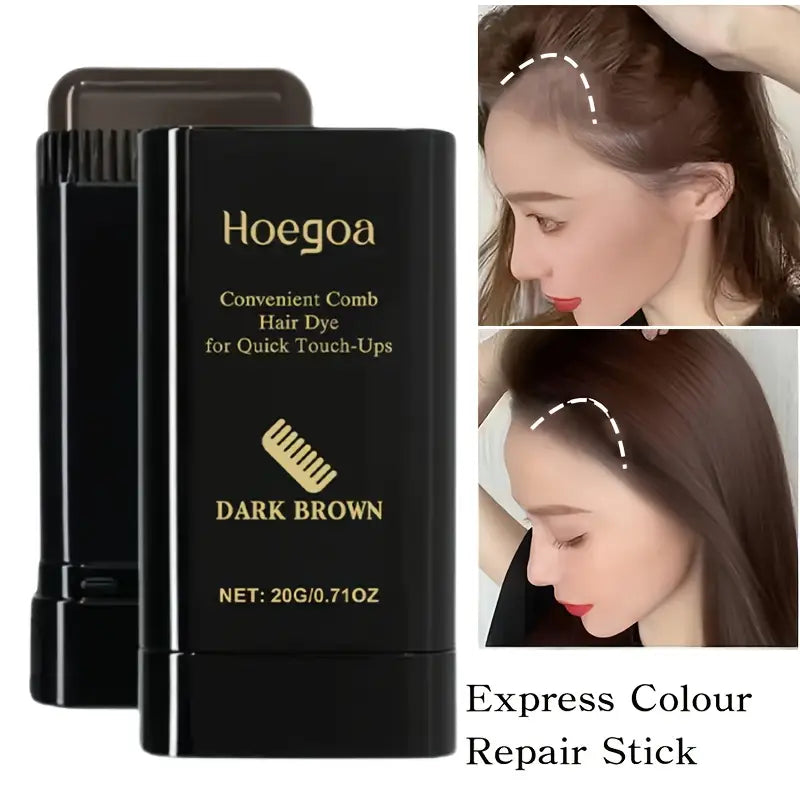 Hair Dye Wand Stick With Built-in Comb - Easy Twist Applicator, Waterproof & Sweatproof