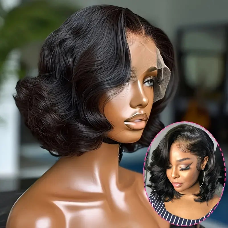 Alynn Glueless Human Hair Wig | 250% Density Body Wave, 13x5 HD Lace Front, No Glue Needed, Breathable Lace