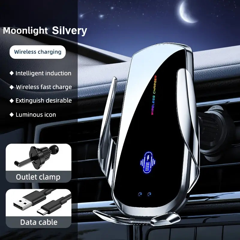 Wireless Charger For Mobile Phones In Cars. Available In 2 Colors