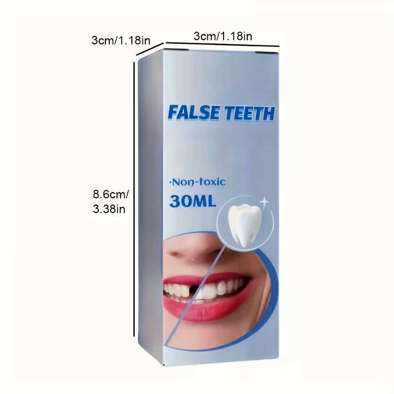 Mold Made Dentures, Suitable for Missing Teeth, Large Gaps, and Decorations, Adjustable Design