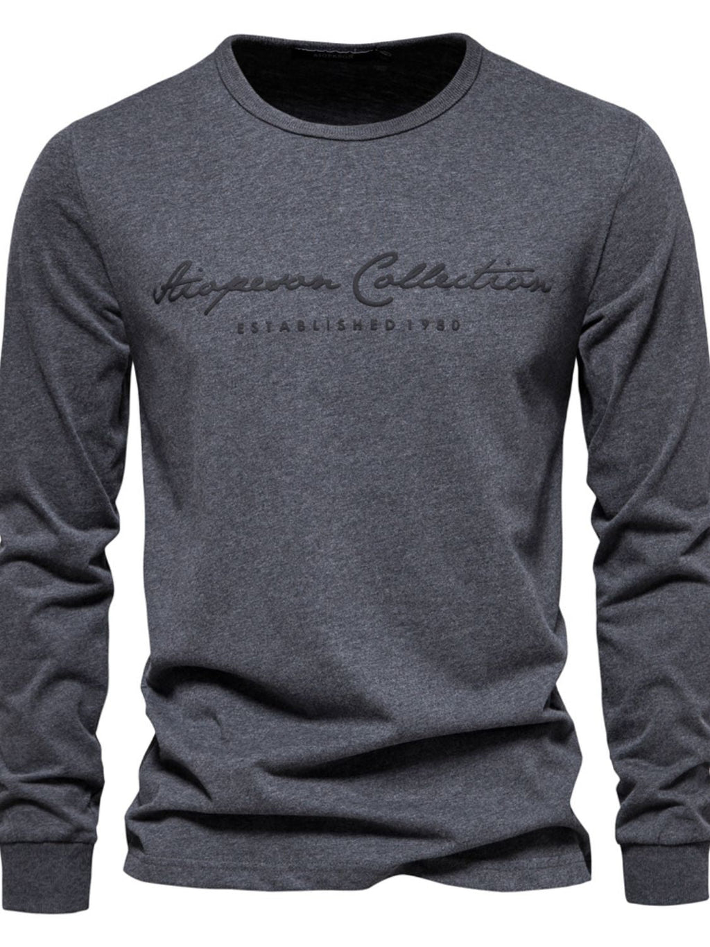 Men's Round Neck Letter Graphic T-Shirt