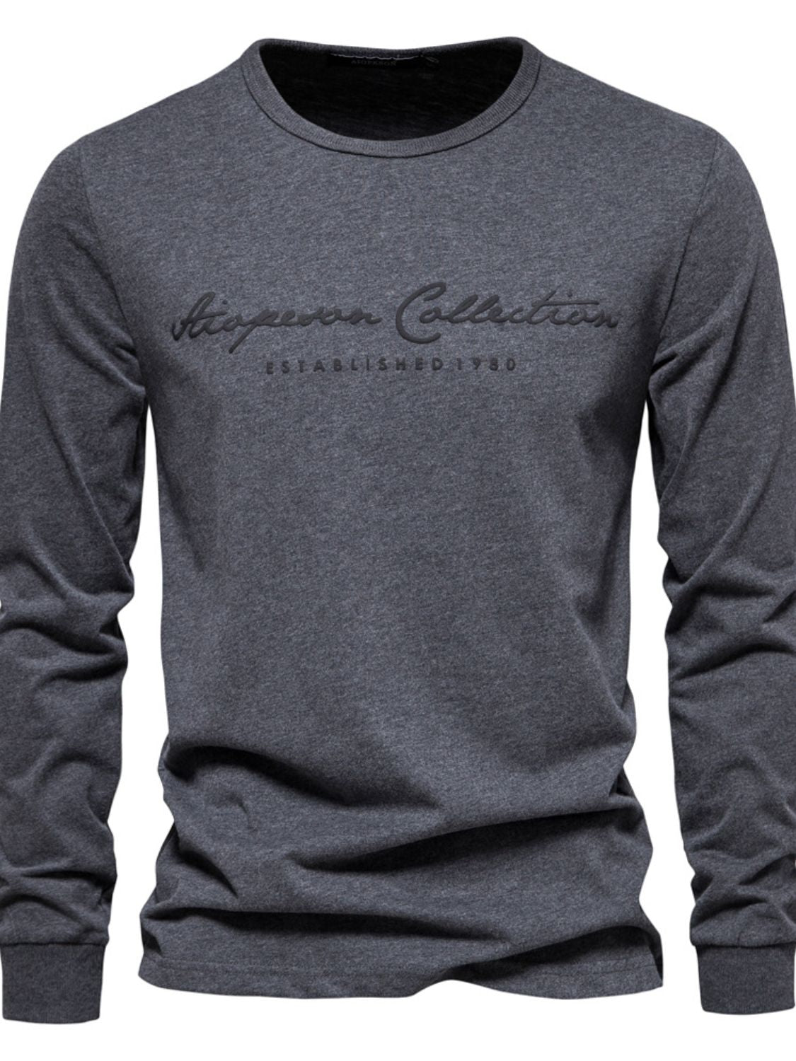 Men's Round Neck Letter Graphic T-Shirt