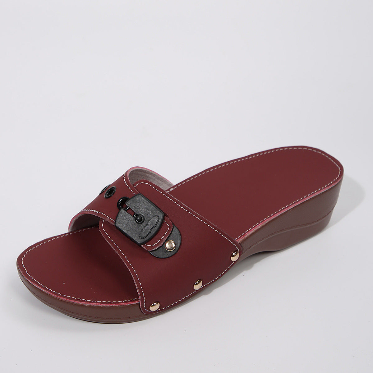 Belt Buckle Women's Outer Wear Rivet Lightweight Leisure Sandals