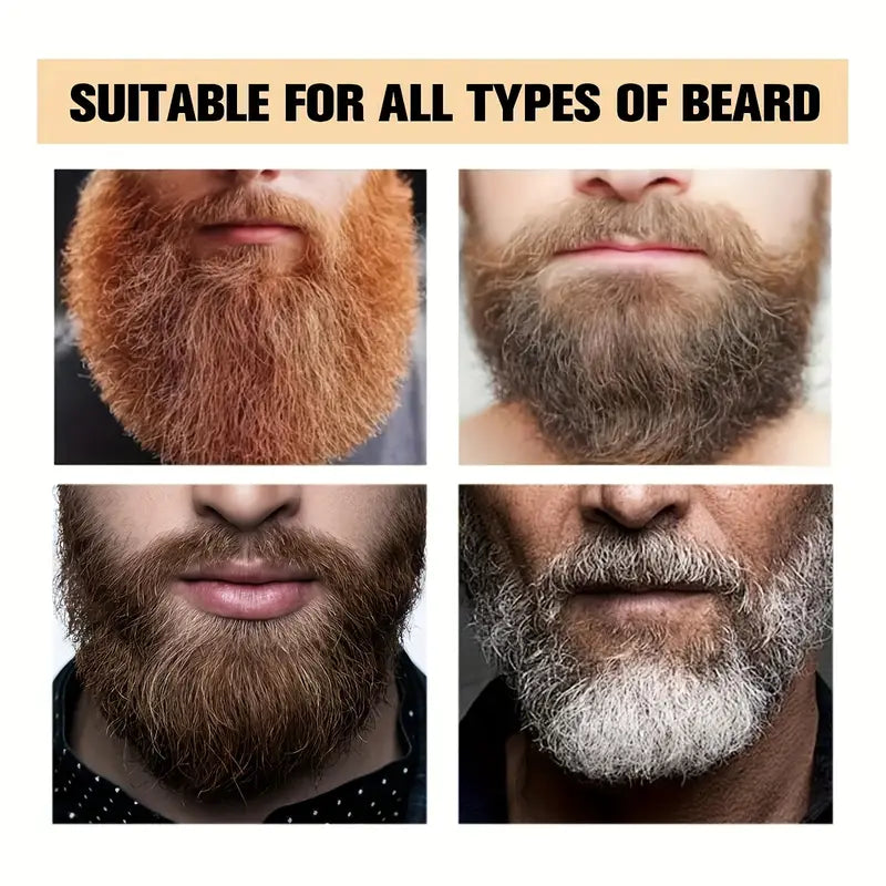 3 Bottles Of 500ml 3-in-1 Black Shampoo, Beard Dye & Cleaner, Natural Herbs