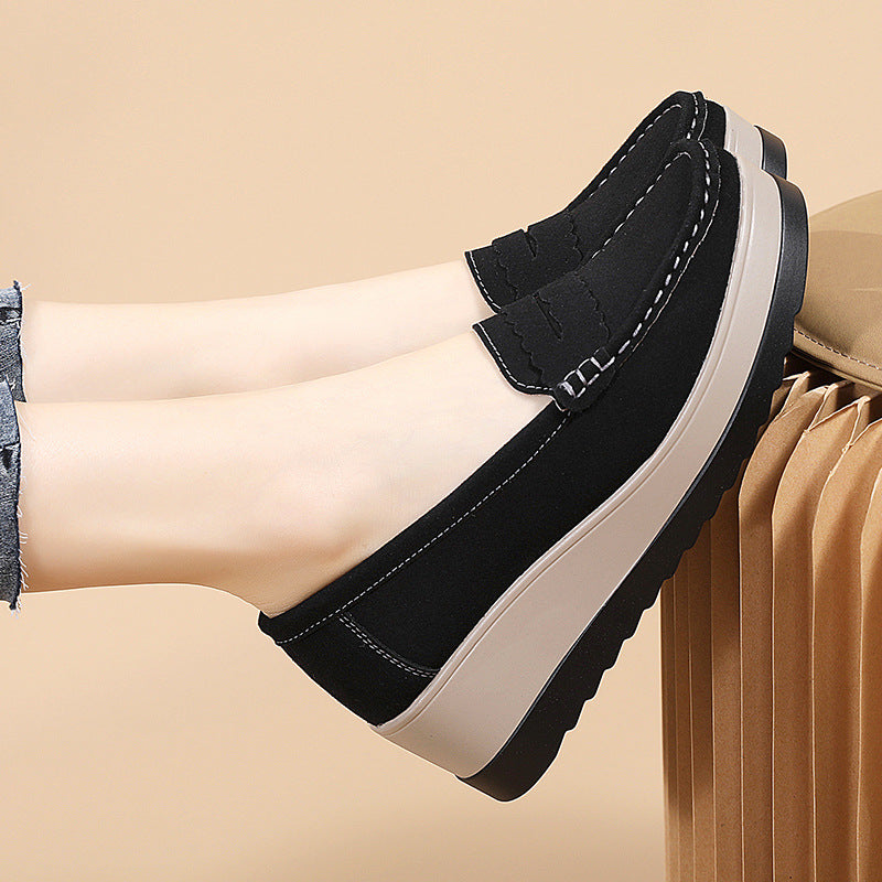 Size Spring And Autumn New Mom Shoes Platform Casual Shoes