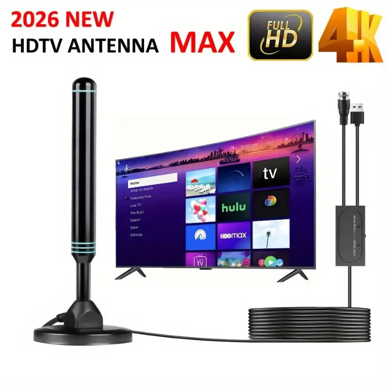 2026 Metal Long-Distance Signals Receive High-Definition 4K TV Antenna
