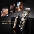 MENSURE Professional Hair Clippers For Men - 4pcs Hair Clipper Kit With Beard Trimmer, Nose Hair Trimmer & Razor