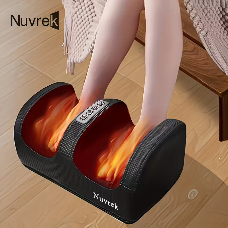 Nuvrek Foot Massager Machine, for Circulation and Relaxation with Heat