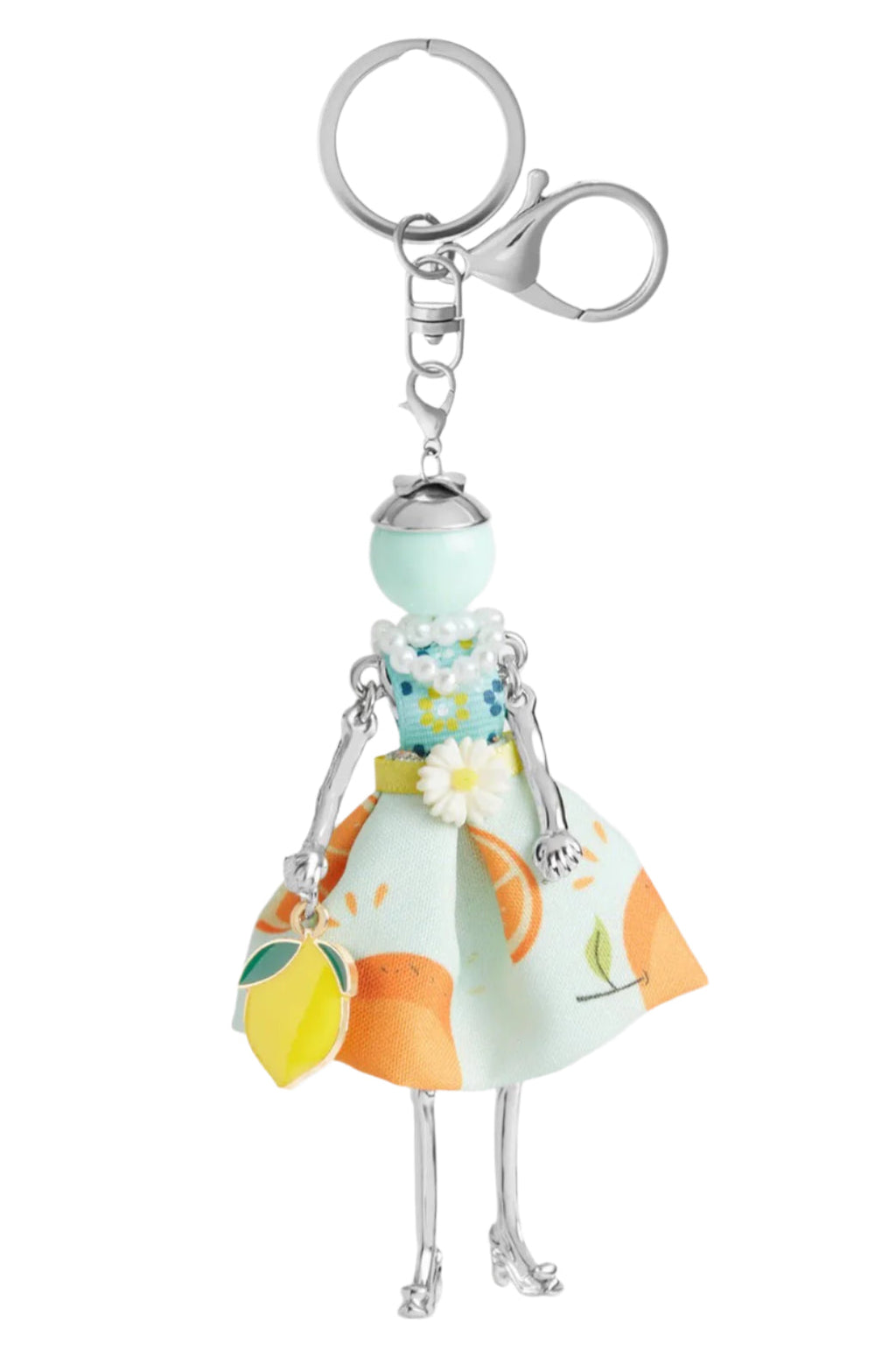 Coco + Carmen Charming Ladies Bag Charm + Key Fob - Bonnie