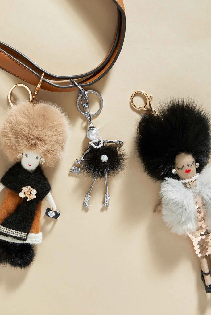 Coco + Carmen Darling Divas Bag Charm + Key Fob - Mavis