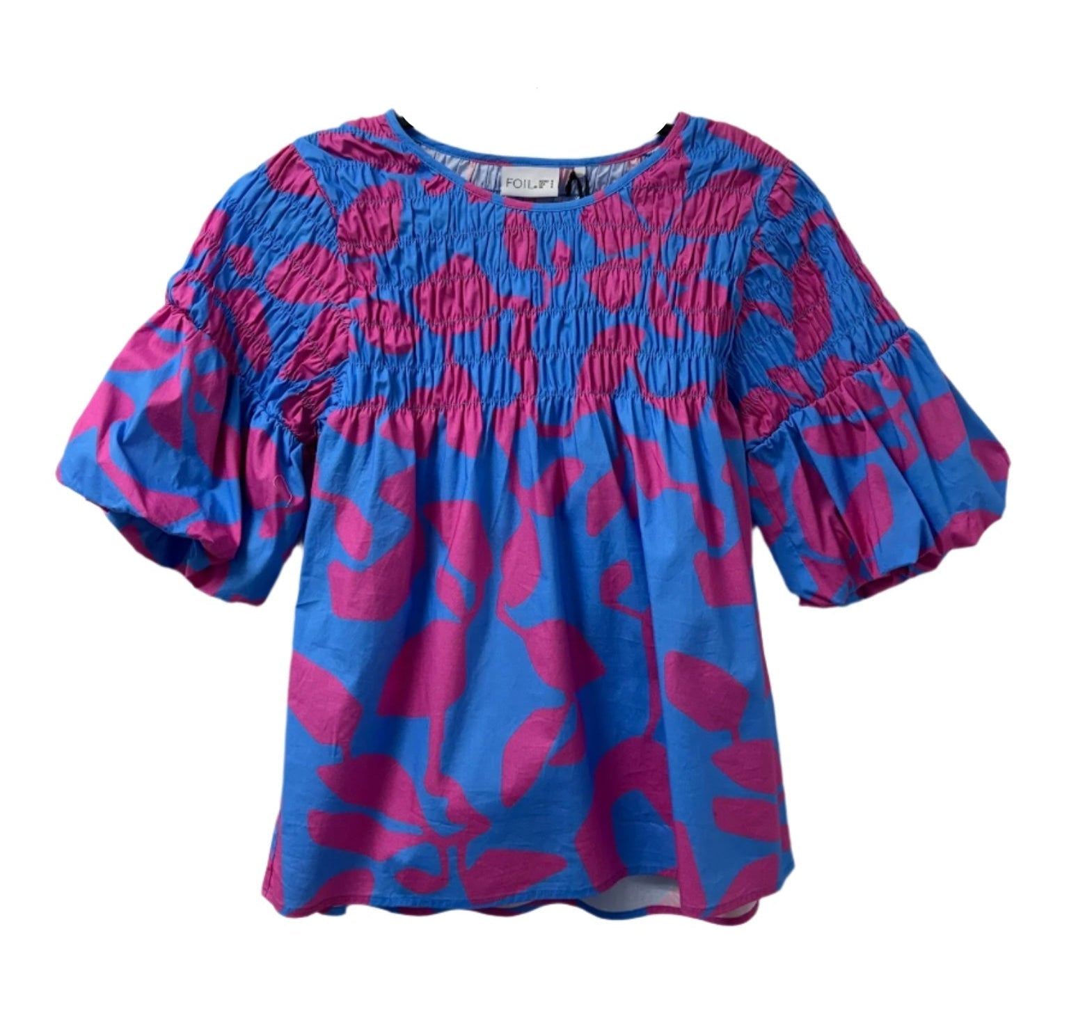 FOIL To Be Shir Print Top 7519P