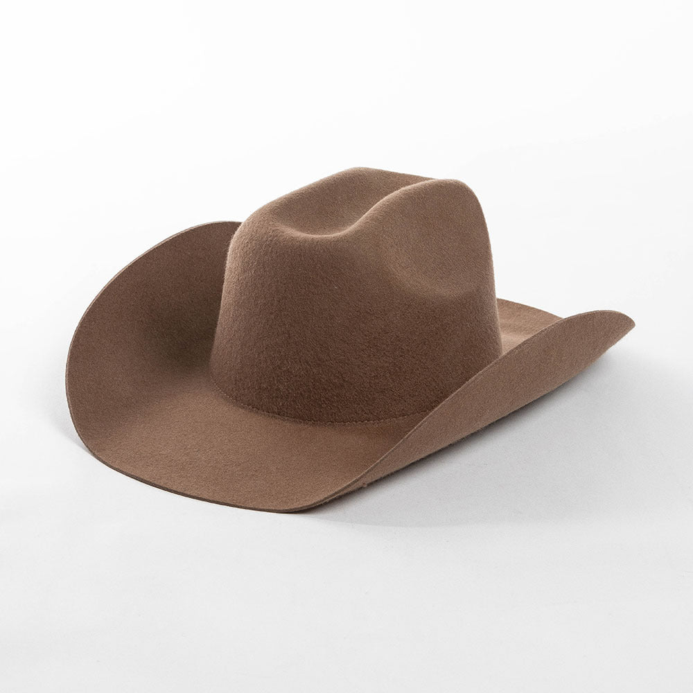 Fashion Casual Curling Wool Felt Cowboy Hat