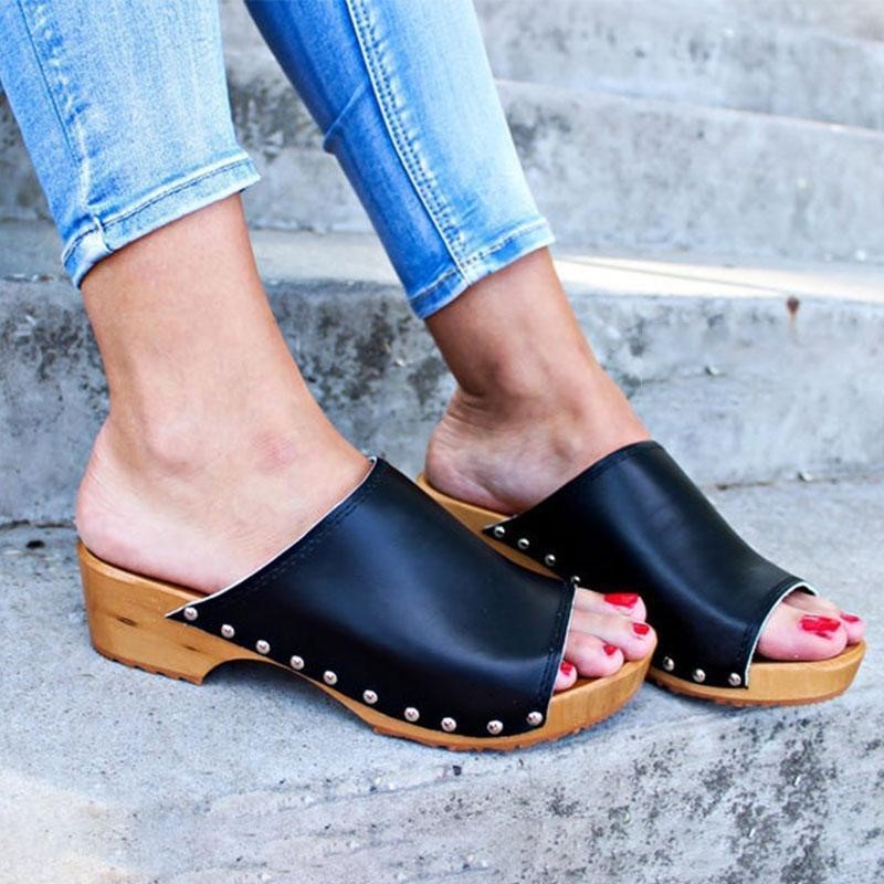 Women's Peep Toe Fashion All-match High Heels