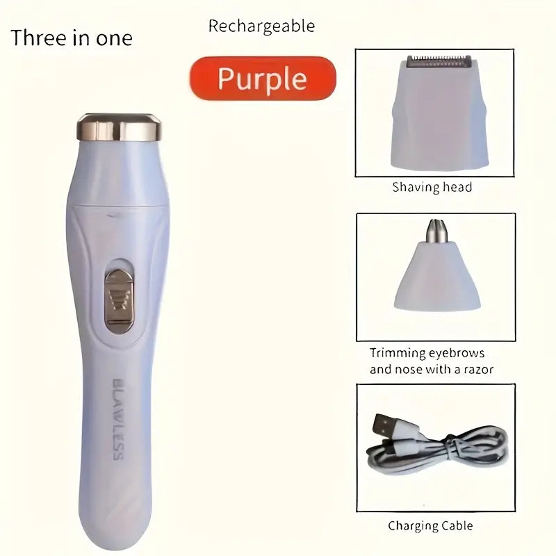 3-in-1 Digital LCD Hair Removal & Trimming Set