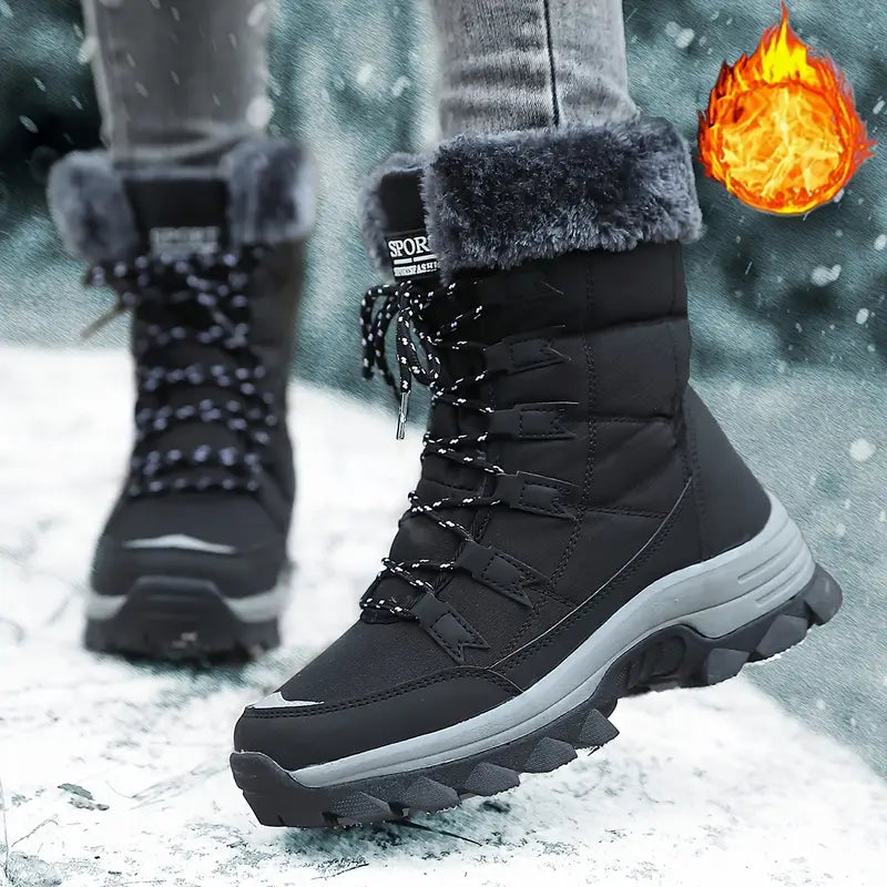 Cozy Fleece-Lined Women's Winter Boots