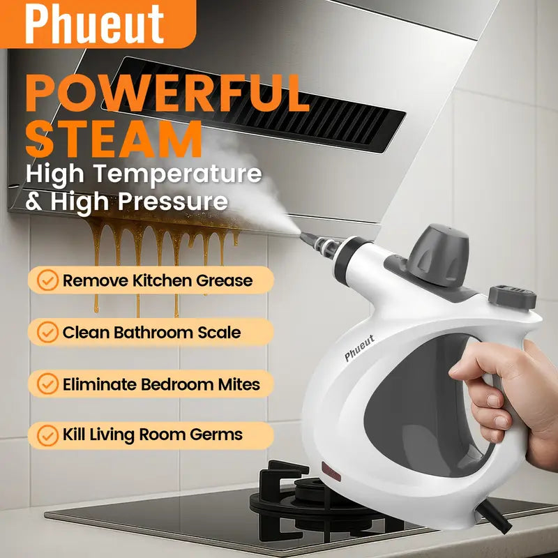 1Pc 1050W High-Power Portable Handheld Steam Cleaner Quick Heating