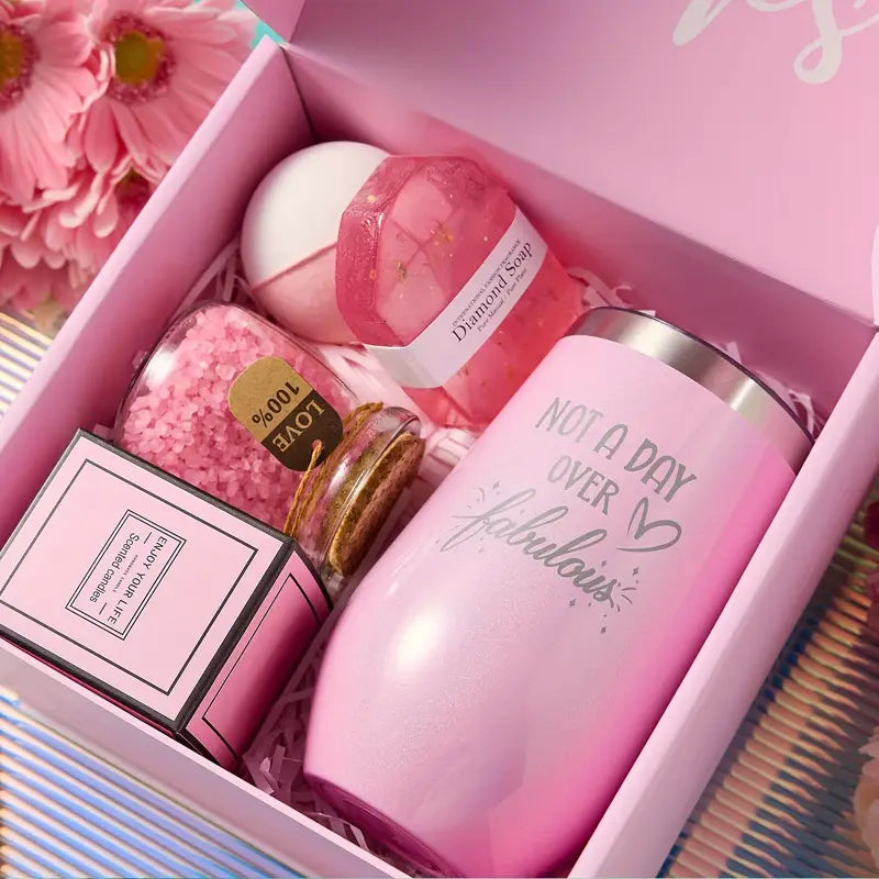 Spa Gift Basket Set for Women, Valentine's Day Gifts for Wife And Girlfriend, Mother's Day Gifts for Daughters And Mothers, Women's Best Friends And Sisters, Self-care Gifts