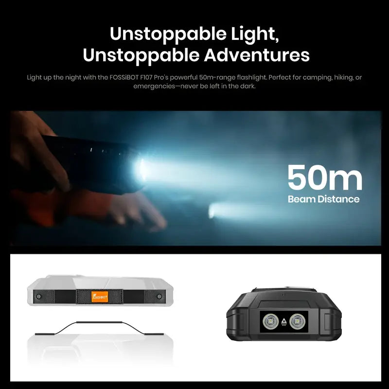 FOSSiBOT F107 Pro Rugged Phone Unlocked 5G Android 15, 30GB+512GB/2TB Rugged Smartphone