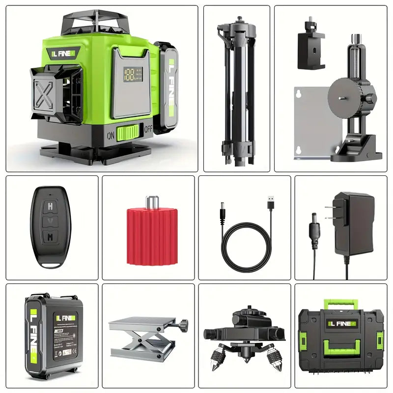 Ultra-fast Charging 16-line Laser Level